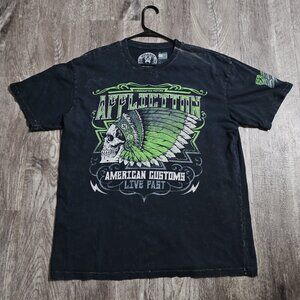 AFFLICTION AMERICAN CUSTOMS T-SHIRT